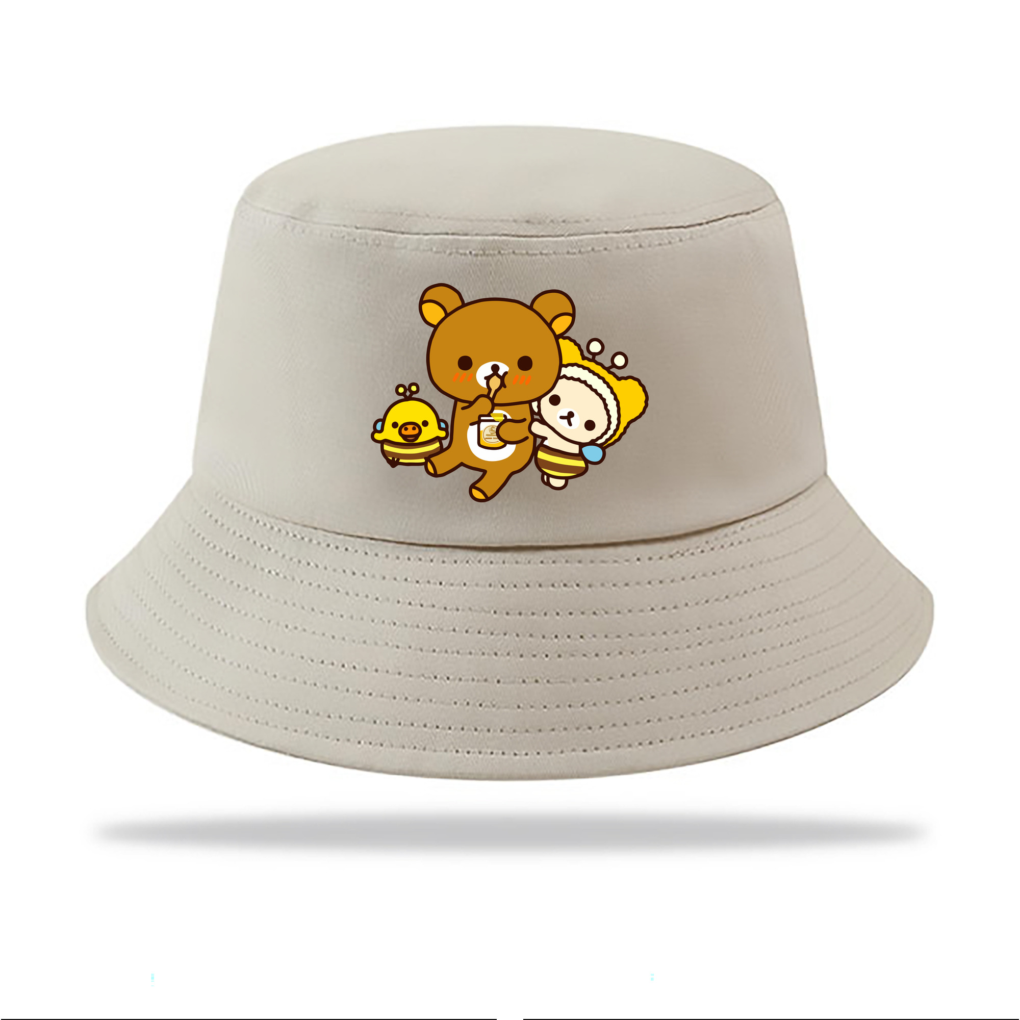 （画像用） リラックマ リラックマ キイロイトリ Rilakkuma Korilakkuma Kiiroitori アウトドア日除けバケットハット